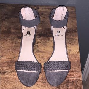 Gray sandals